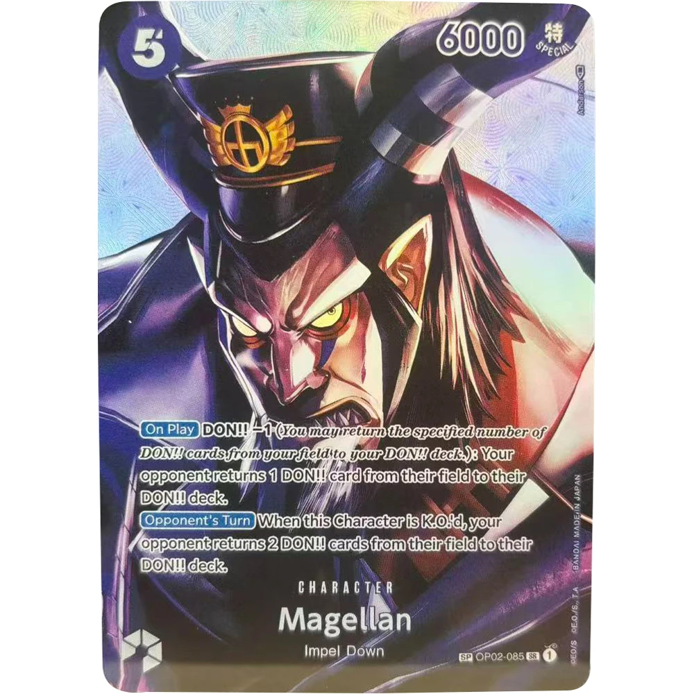 ONE PIECE Collection Cards Edward.Newgate Magellan Boa Hancock Sakazuki EN DIY High Quality Self Made Game Anime Cards Gift Toy view 5
