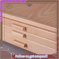 ABBG-3 Layer Drawer Artist Wood Art Storage Box For Pencil, Pen, Pastel, Marker Art Set,Storage Box For Student Painting Tool
