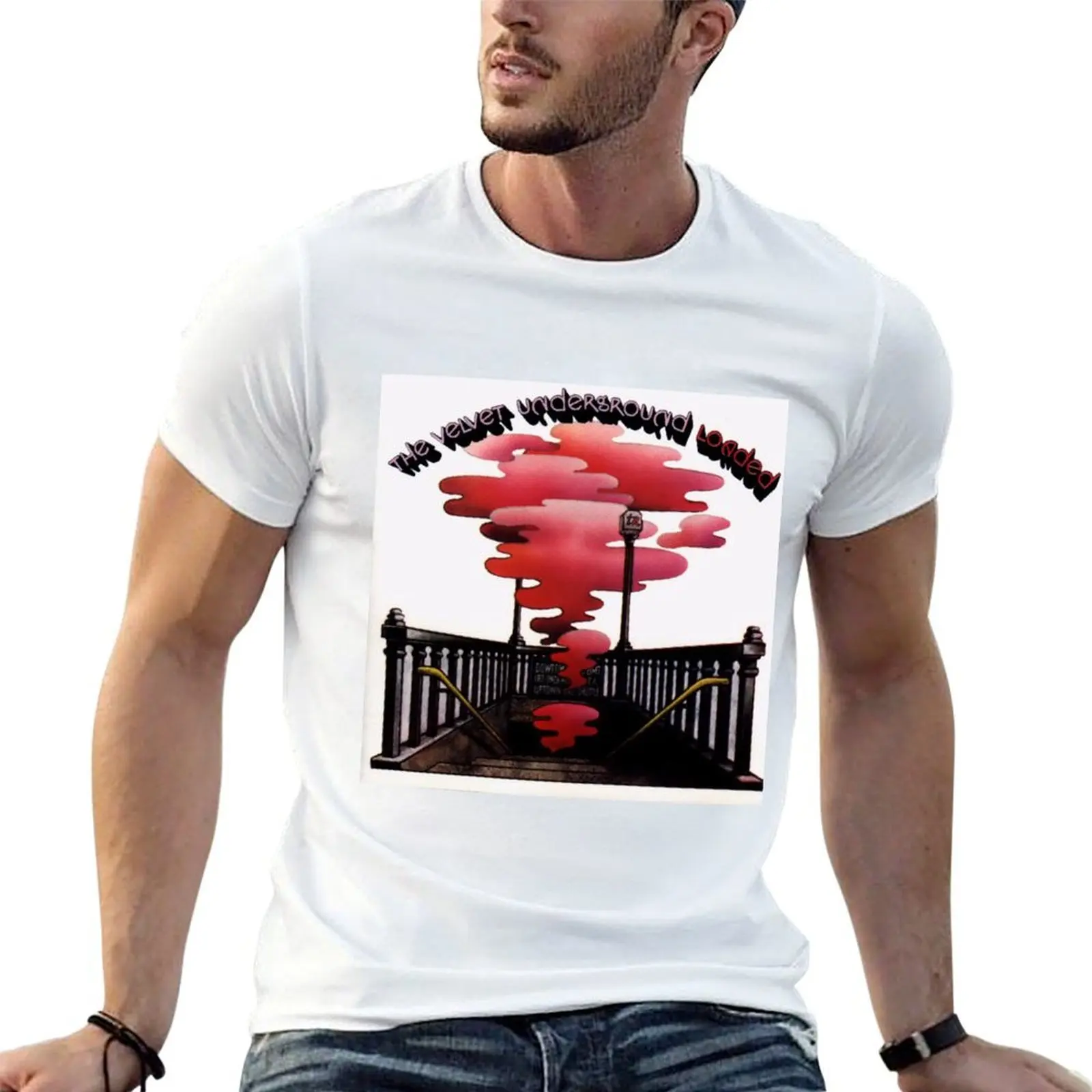 Velvet Underground Loaded Album Cover T-Shirt funny gifts customs oversized t shirts for men