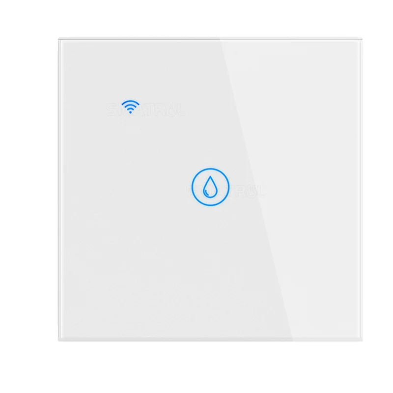 

A99E-Tuya Smart Life Управление через приложение 40A с поддержкой Wi-Fi, сенсорный экран, переключатель водонагревателя, голосовой таймер, стеклянная панель, настенная установка