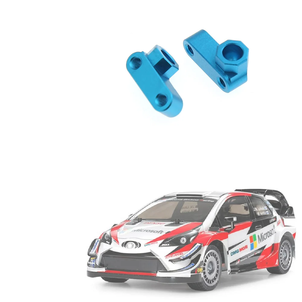 2ชิ้นตัวยึดแขนท่อนล่างด้านหน้าแยกเป็นโลหะสำหรับรถ Tamiya XV-01 XV01 1/10อุปกรณ์เสริมสำหรับรถ Tamiya