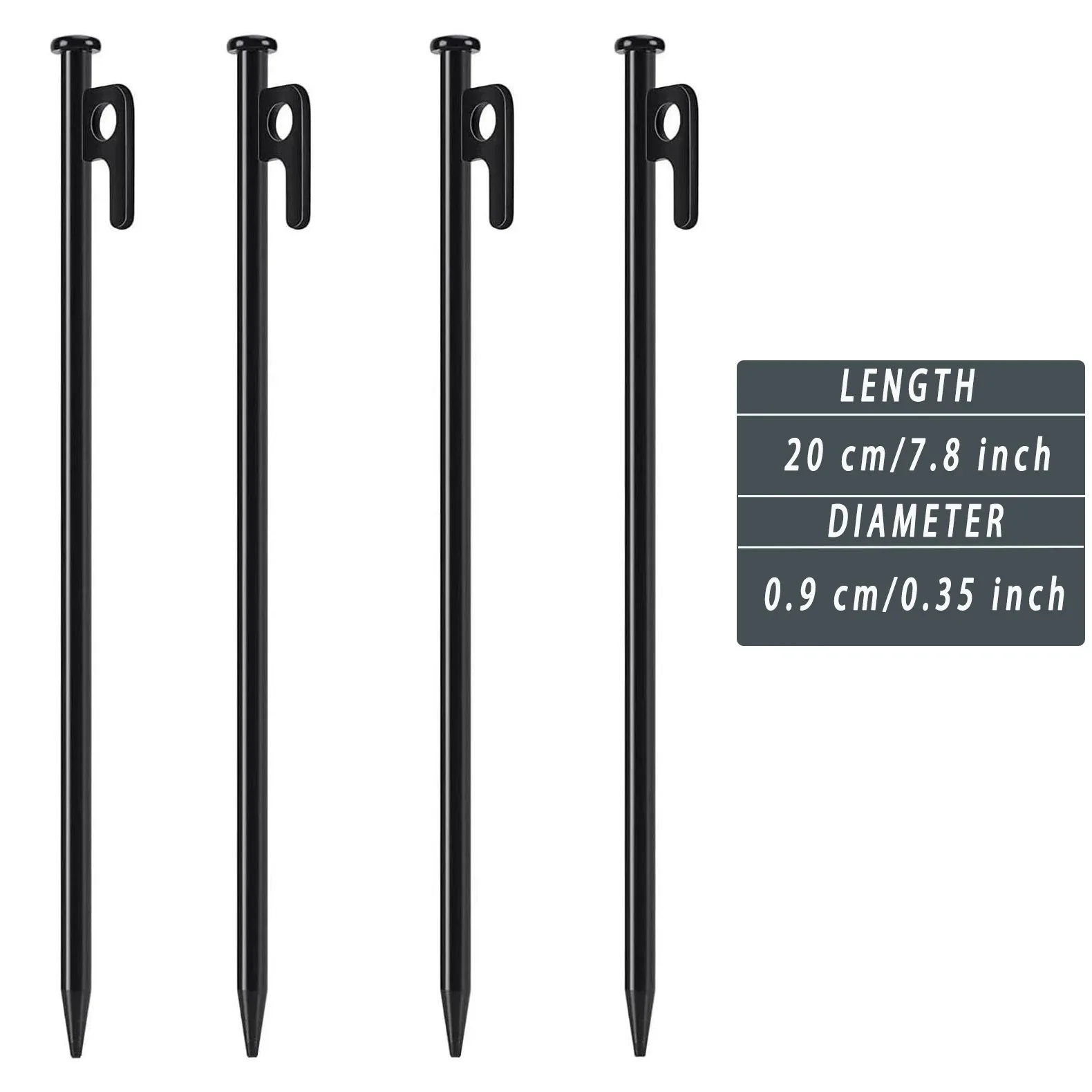 15/20/30cm Duty Heavy Tent Pegs Picnic Camping Tent Stakes Ground Nails Hiking Camp Supplies Accessories Camp Equipment
