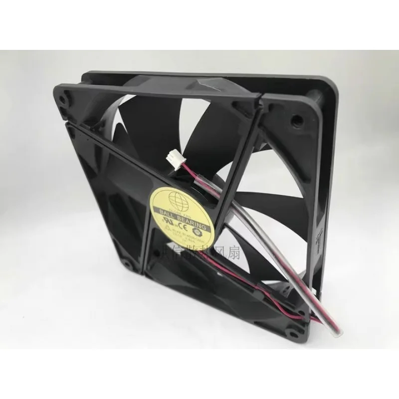HJY 1-piece RL4Z B1402512EH 12V 0.60A 14025 dual ball bearing 14cm cooling fan