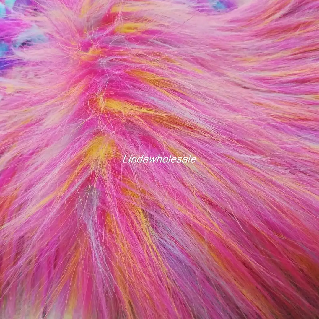 Wholesale 3-color colored jacquard plush fabric,faux fur fabric,felt cloth,Toy craft jewelry materials