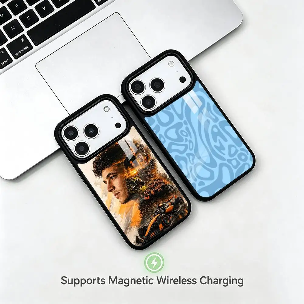 Lando Norris Top race  gift Phone Case For iPhone17,16,15,14,13,12,11 Plus,Pro Supports Magnetic Wireless Charging