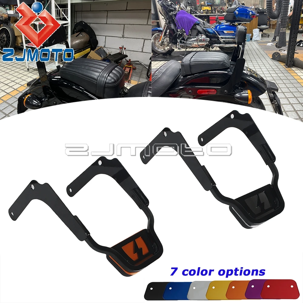 

Для Harley Softail Heritage Classic FLHCS FLHC FLI аксессуары для мотоциклов, короткая пассажирская стойка, задняя спинка сиденья 2018-2025