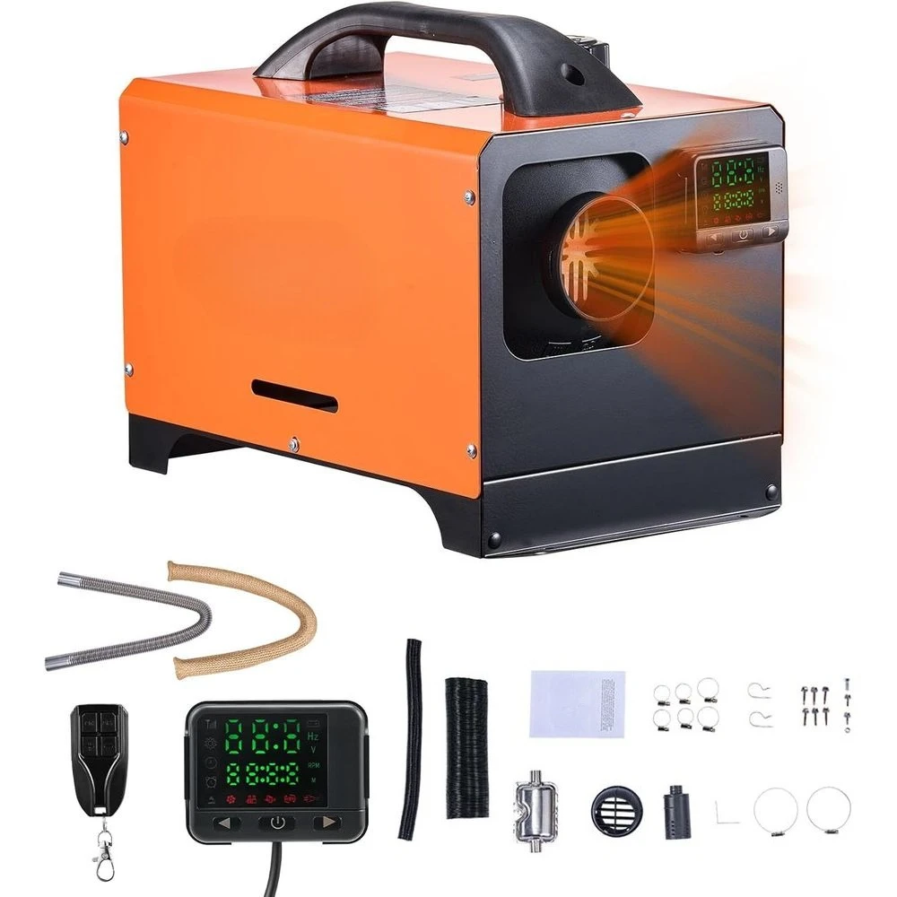 

Компактный автономный отопитель 8 кВт (DC12-24В) с пультом ДУ, цифровым дисплеем, низким уровнем шума и голосовым оповещением для автодомов, грузовиков и кемперов