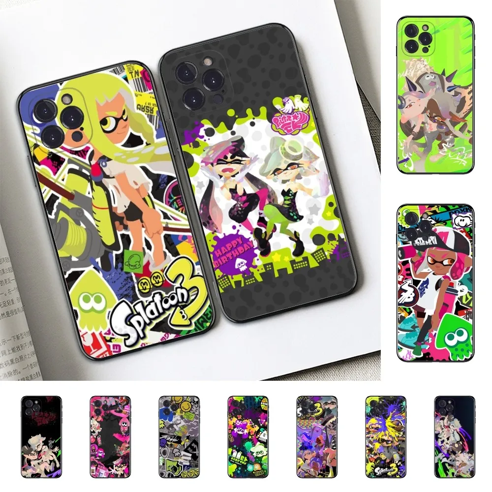 S-Splatoon Game Phone Case For Redmi 5 6 7 8 9 10 plus pro 6 7 8 9 A GO K20 K30 K40 pro plus F3 Fundas