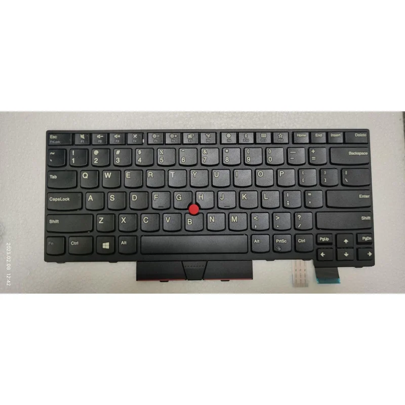 YY+Laptop Keyboard for Lenovo Thinkpad T470 T480 A475 A485 US No Backlit with Point
