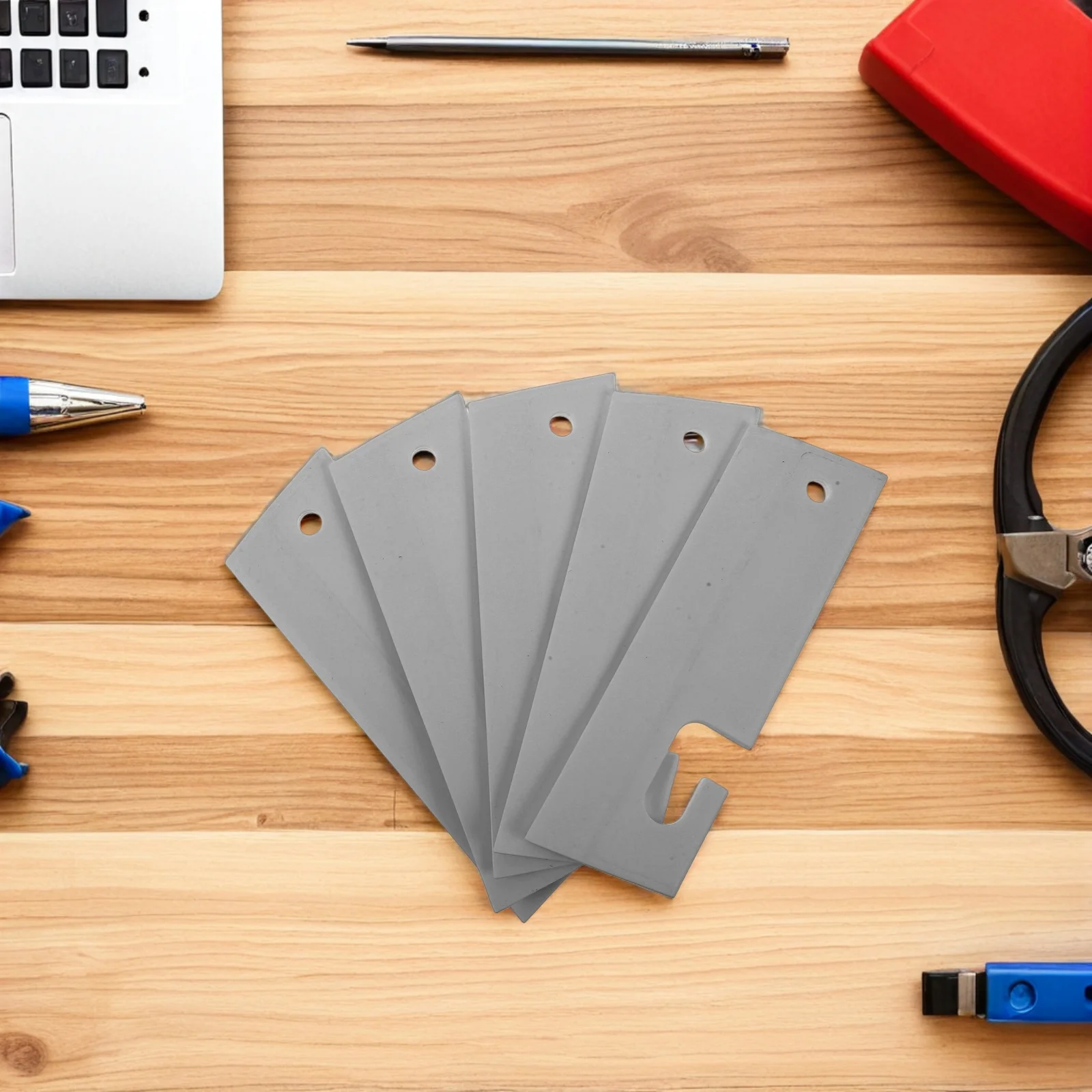 

5Pcs Glass Cleaner Silicone Squeegee Set Mini Window Scraper Hanging Hole Shower Kitchen Car Bathroom Soft Flexible Water Wiper