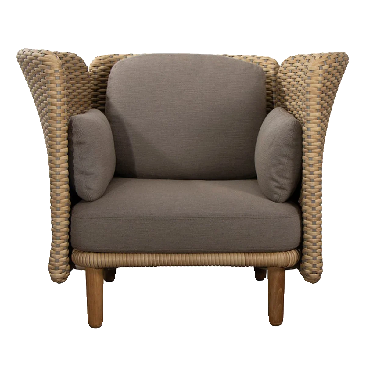 Southeast Asian rattan armchair garden outdoor waterproof creative open air patio furniture