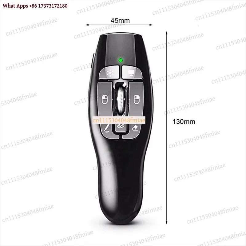 BFYL-F9 2.4GHz Mini Wireless Air Flying Mouse, Multimedia Somatosensory Ergonomic Palm-Sized Remote Control for Wedding Speech