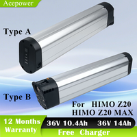 For HIMO Z20 Z16 Z20 Max Electric Bicycle Battery 36V10Ah 12.8Ah 14Ah Battery for HIMO Z20 Z16 Ebike Replacement Batteries