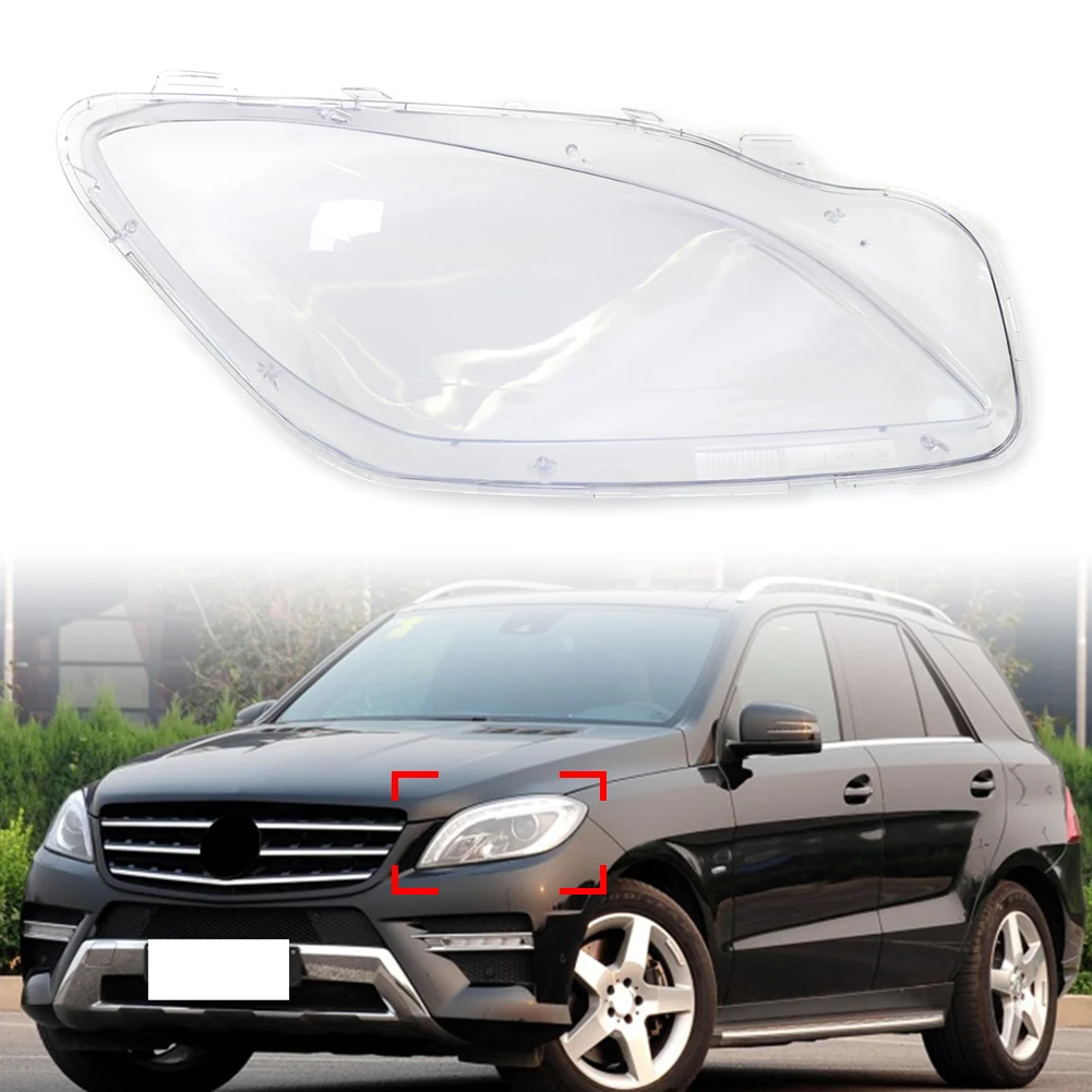 Car Clear Headlight Headlamp Lens Cover for Mercedes W166 ML-Class ML350 ML500 ML550 2012 2013 2014 2015 Front Left Side