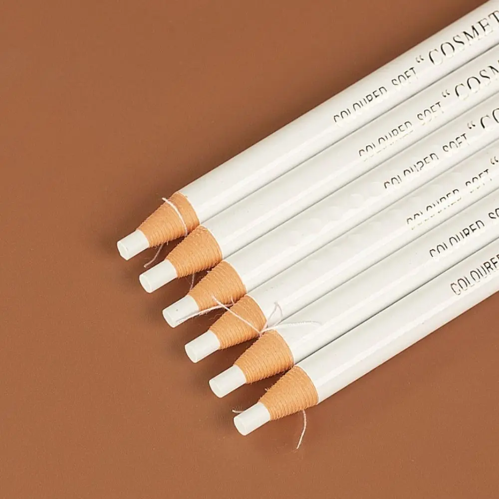 Microblading قلم تحديد أداة ماكياج الإناث قلم الوشم الدائم الأبيض قلم الحواجب العين الحاجب تينت سحب الحبل الحاجب القلم