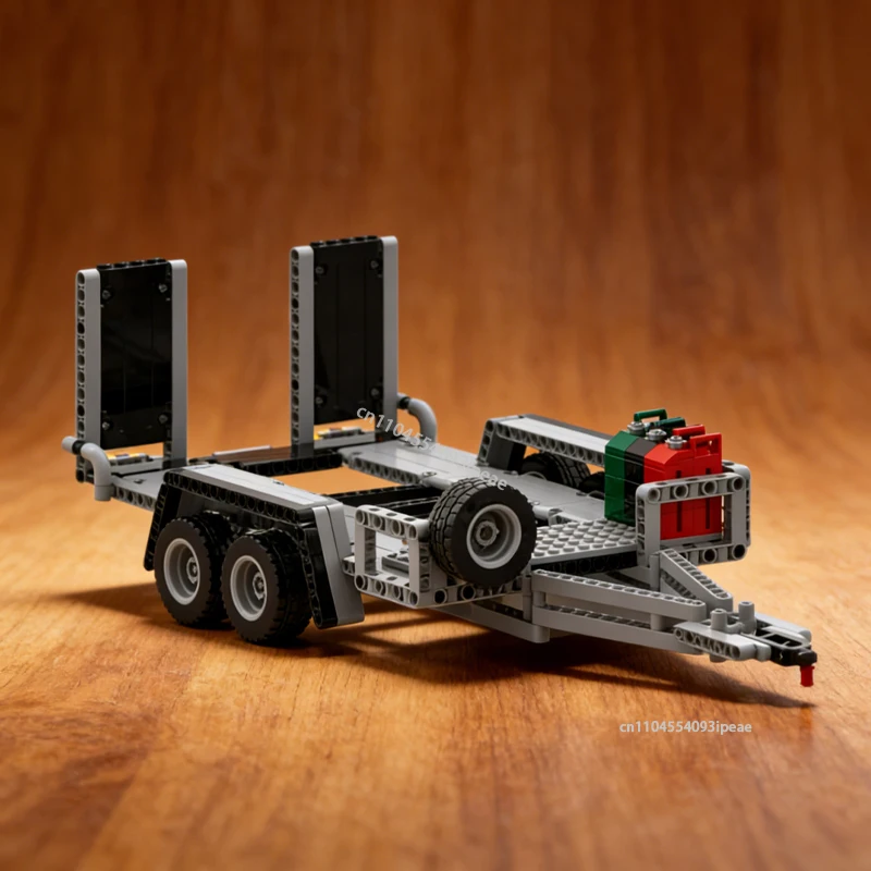 Hot Trailer Moc for 42110 Creative Off-Road Trailer Building Block DIY Bricks Toy Boy Gifts Suitable for car upgrade enthusiasts view 5
