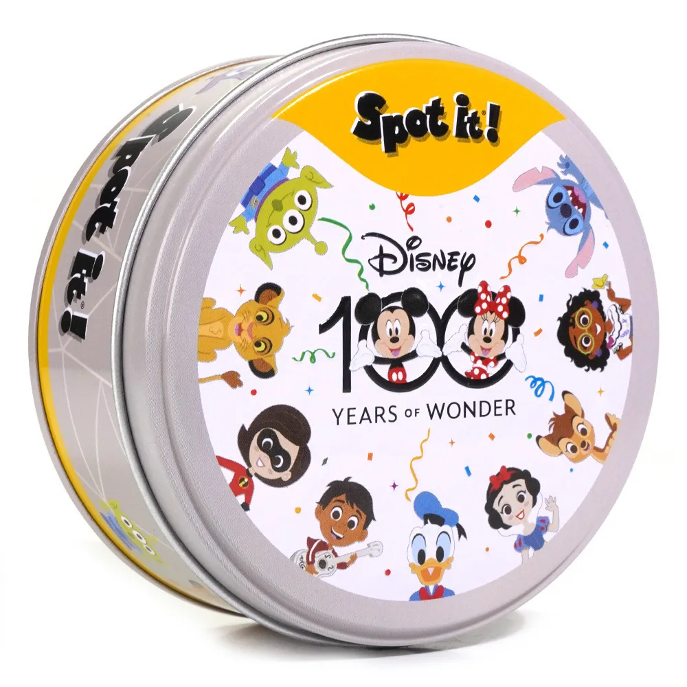 لعبة بطاقات Dobble Spot It - لعبة مطابقة سريعة المطابقة للأطفال والكبار، لعبة السفر للحفلات العائلية للأعمار من 6 سنوات فما فوق، 2-8 لاعبين