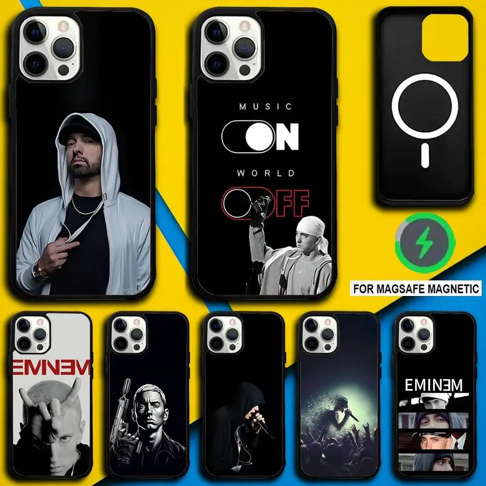 

R-Rapper Tobey E-Eminem Phone Case For iPhone 16,15,14,13,12,11,Pro,Max,Plus,Mini,SE4,E Magnetic Magsafe Wireless Charging