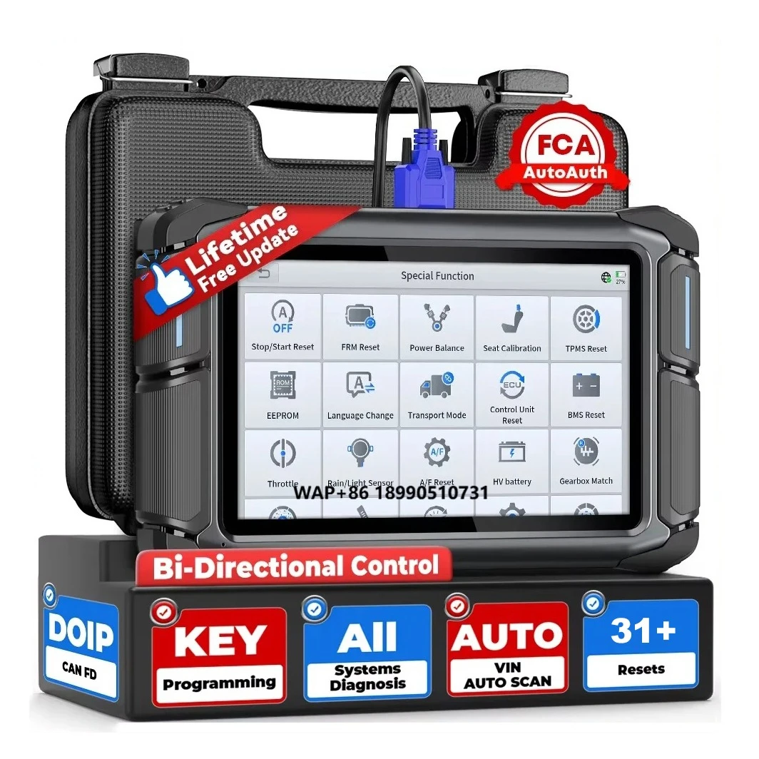 

USA Warehouse VD70 Lite All Keys Lost Car Key Programmer Car Key Pin Code Reader Auto OBD2 Scanner Diagnostic Machine with FCA