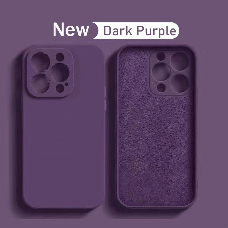 Original Liquid Silicone Shockproof Case For Apple iPhone 15 14 12 11 13 Pro Max Soft Cute Back Cover For X XR 8Plus Accessories