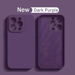 Original Liquid Silicone Shockproof Case For Apple iPhone 15 14 12 11 13 Pro Max Soft Cute Back Cover For X XR 8Plus Accessories