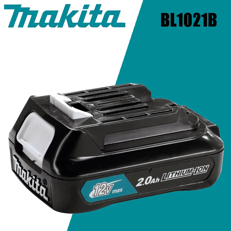 Makita BL1021B 12V 2.0AH Max CXT Lithium-Ion  Portable Battery LED Battery Charge Level Indicator Battery