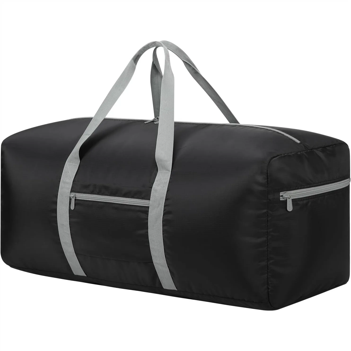 Foldable Travel Duffle Bag 75L Lightweight with Trolley Sleeve for Spare Storage