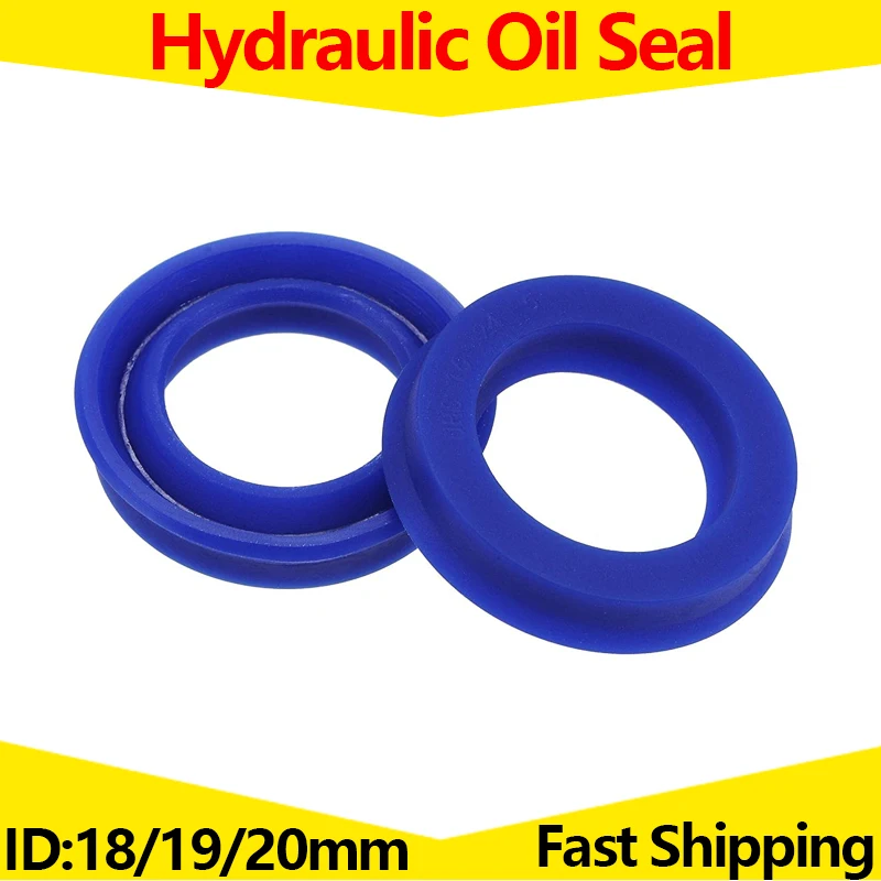 5Pcs UN Polyurethane (PU) Hydraulic Oil Seal, Cylinder Piston Sealing ring. ID 18 19 20mm
