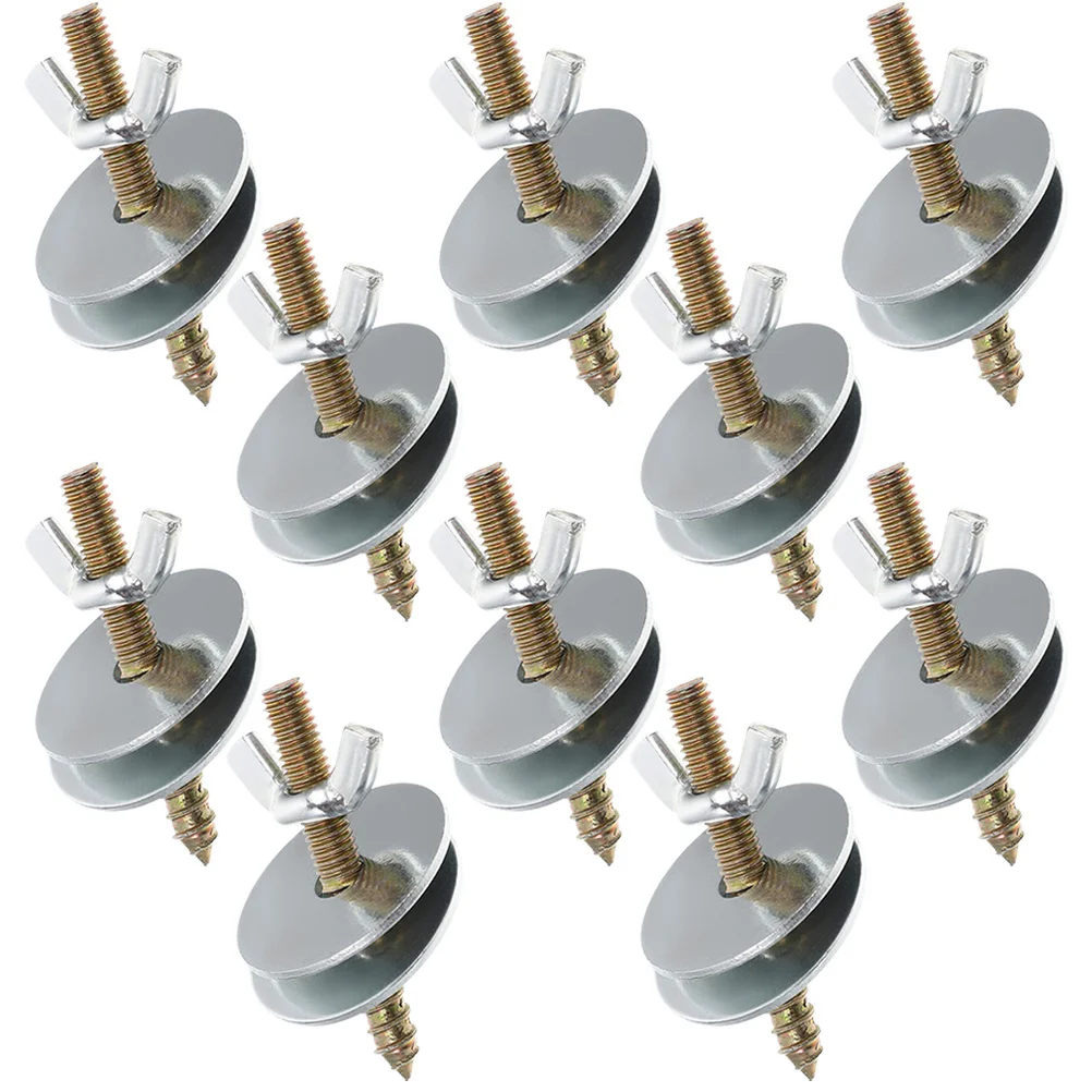

10Pcs Bird Cage Screw Kit Metal Perch Fixing Accessories Durable Stable Easy Installation Bird Cage Screws Pet Supplies