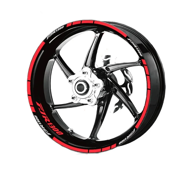 Motorcycle Rim Stickers Waterproof Reflective Stripes Front And Rear Tire Stickers For FJR1300 Fjr1300 FJR 1300