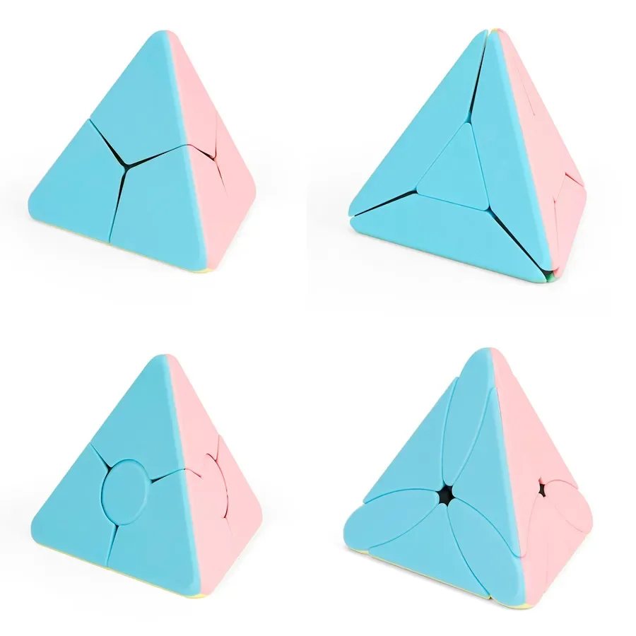 [Picube] MoYu MeiLong Corner Twist Bead Boomerang Windmill Maple Leaf Triangle Pyramid Puzzle Macaron Magic Cube Kids Fidget Toy