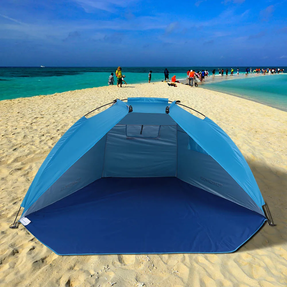 Outdoor Sunshade Tent Oxford Fabric ​Ground Sheet 170T Silver Coated Polyester Taffeta Sun Shelters Awning Shade for Beach