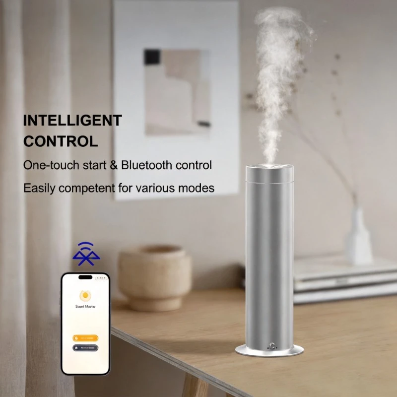 Automatic Diffuser 150ml Bluetooth APP Control Essential Oil Aroma Diffuser Silent Tower Fragrance Scent Machine Leak Proof