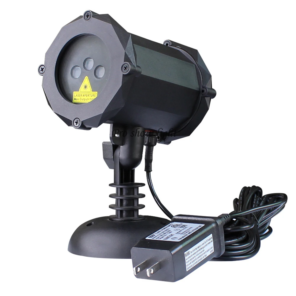 Christmas Pattern Laser Lights Projector NEW Outdoor Garden Decorative Lawn Lights With Remote Control Halloween DJ Party Light