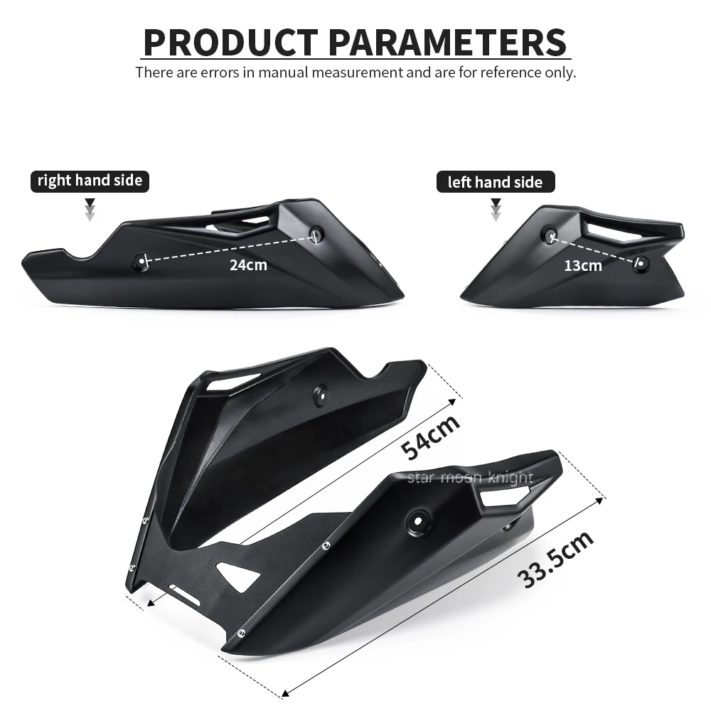 Barriga pan barriga inferior chassi do motor spoiler carenagem para honda cb750 hornet cb 750 2023-acessórios de barriga da motocicleta