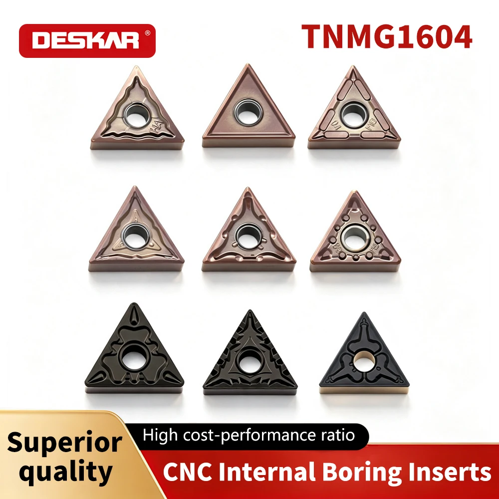 DESKAR TNMG160404 160408 160412 TM MA HQ MS CQ HA JMS LF9118 LF6118 Carbide Insert CNC Turning Tool for MTJNR MTGNR Tool Holder