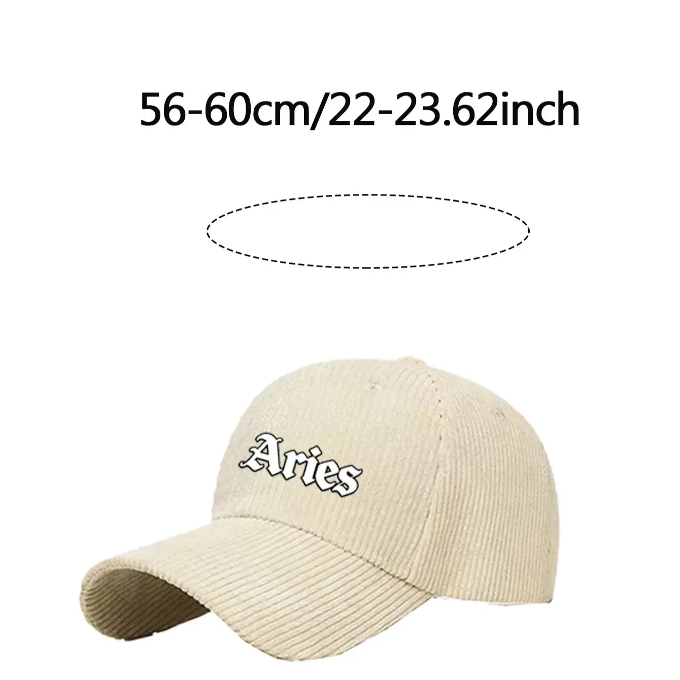 12 Zodiac Signs Corduroy Baseball Cap, Adjustable Unisex Casual Hat, Perfect For Festival, Daily Wear, Fashion Accessory Gift
