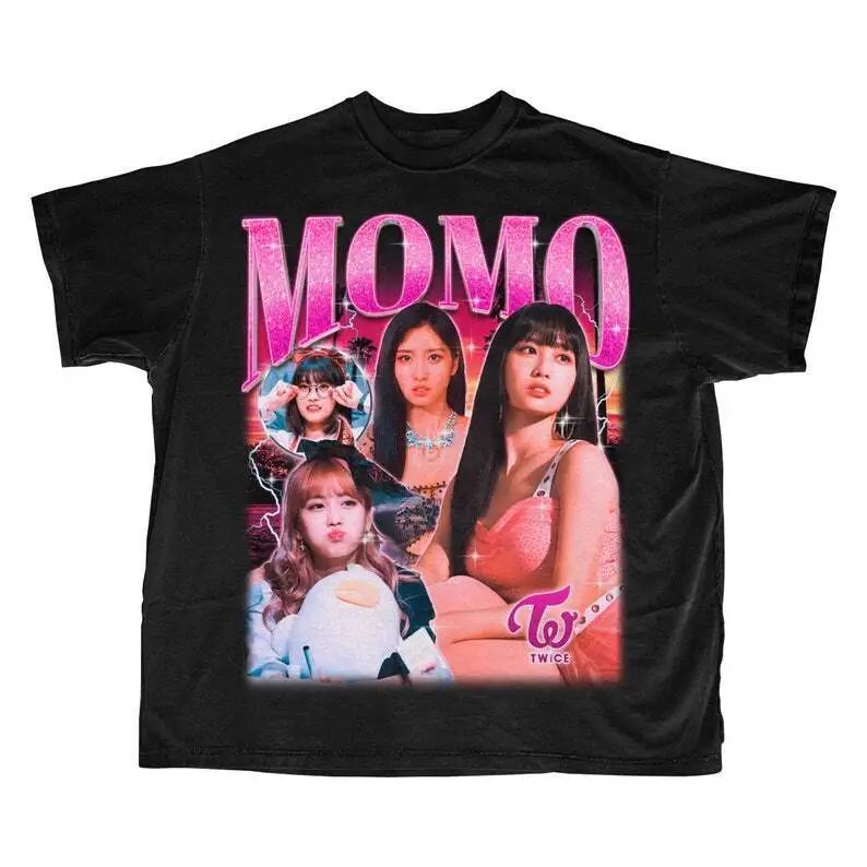 Twice Momo Retro T shirt Kpop TE4214