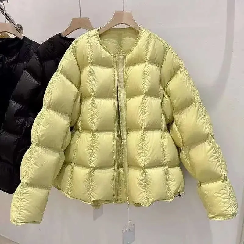 

Autumn Winter Ladies Down Cotton Jacket 2025Temperament Design Sense Female Coat Comfortable Loose Women Cotton Padded Outerwear