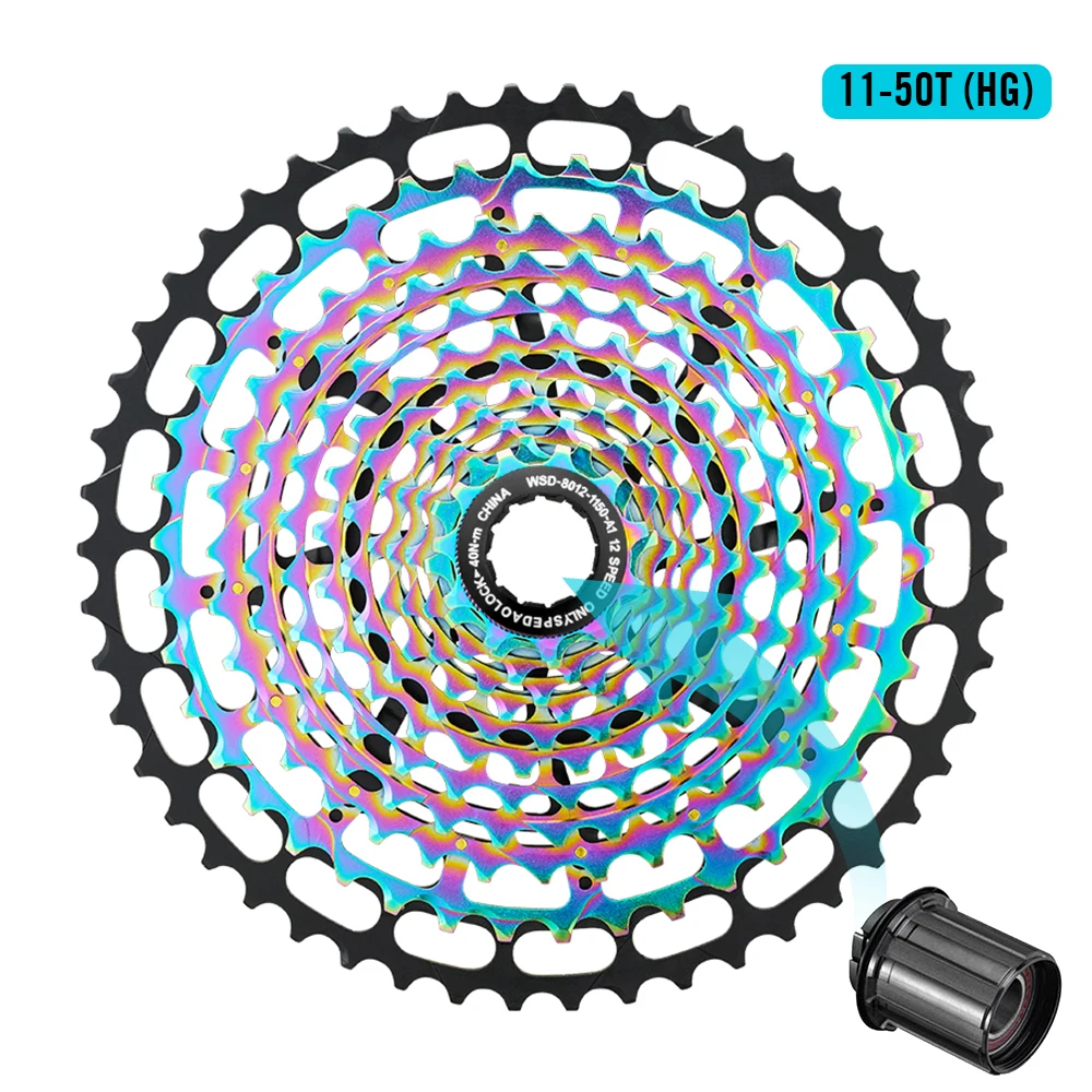 SPEDAO 12 Speed MTB Cassette 10-52T 10-50T 11-50T XD HG Vrijloop Lichtgewicht CNC K7 Tandwiel Aandrijflijn Upgrade Fiets Onderdelen