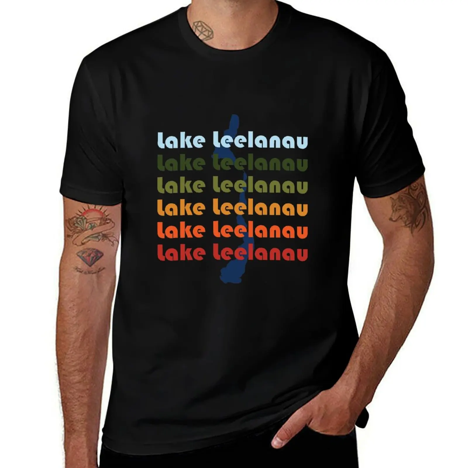 

Lake Leelanau, Michigan T-Shirt t shirt custom print t shirt man luxury