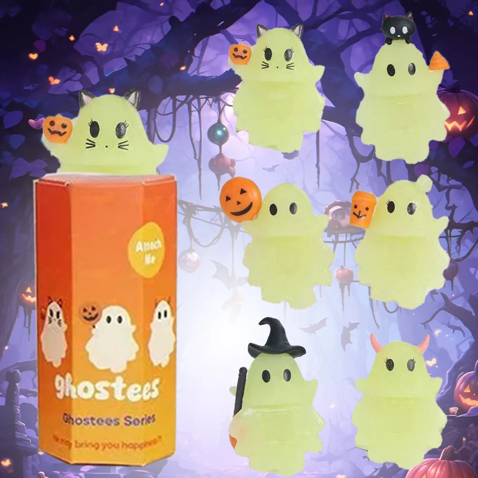 

Luminosa Little Angel Doll Ghostees Serie Box Кукла украшение для телефона Куклы Игрушки для детей Подарок на Хэллоуин