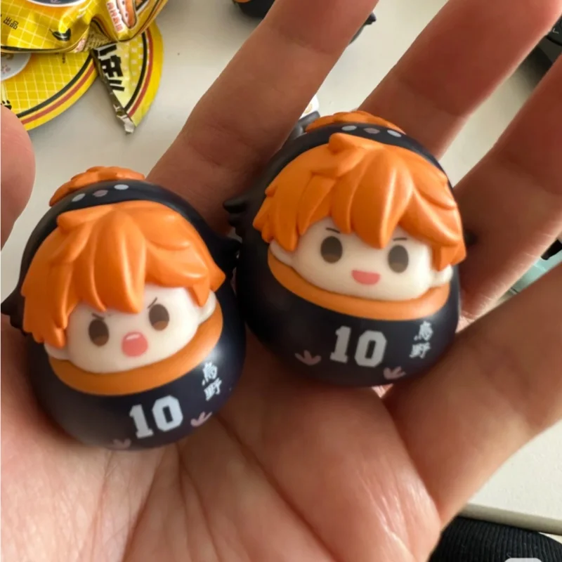 Haikyuu!! Yu Nishinoya Anime Tadashi Yamaguchi Shoyo Hinata Mini Tumbler Puppe Blind Box Desktop Dekoration Zubehör Spielzeug Geschenk