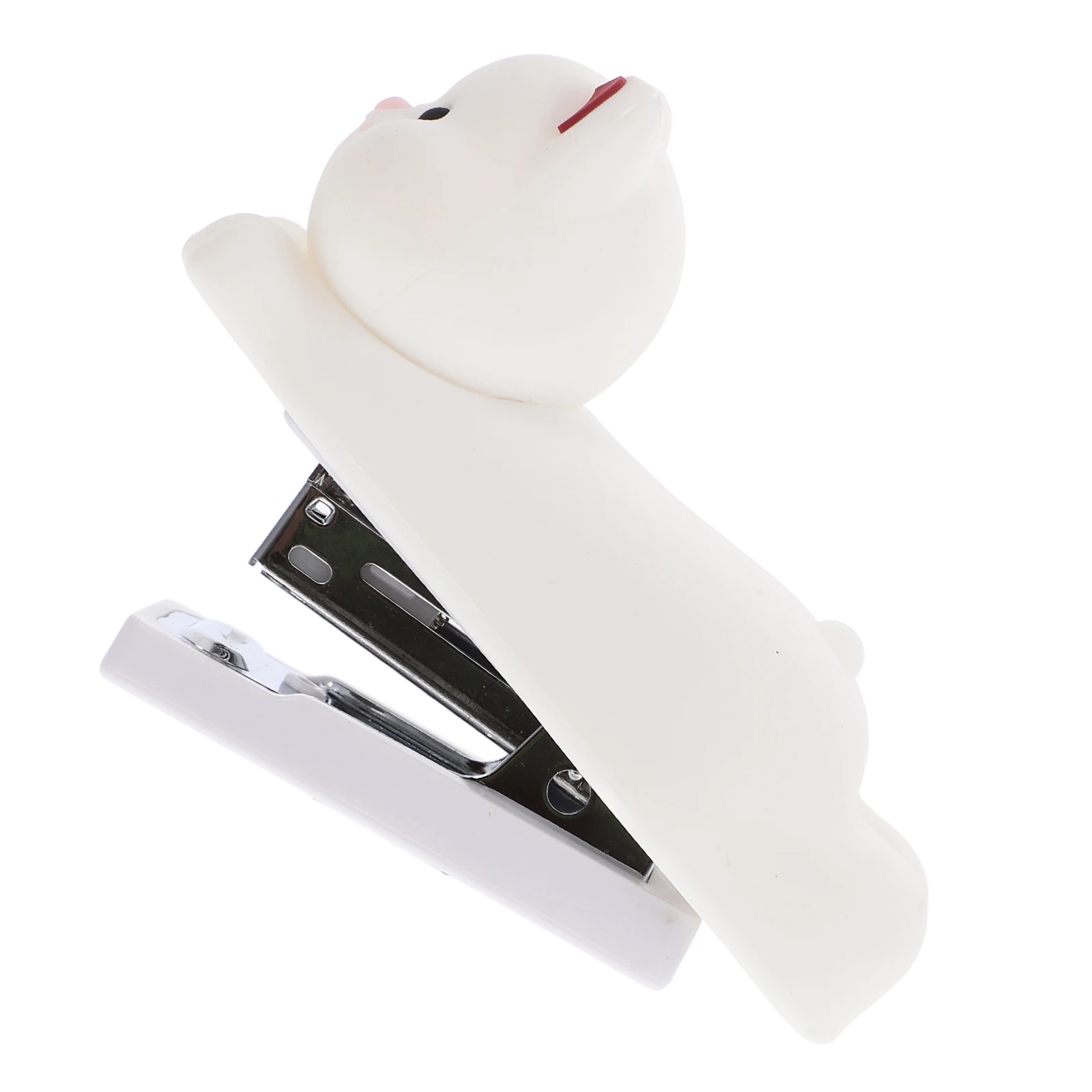 

Silicone Stapler Cute Cartoon Dog Design Portable PVC Desktop Office Supplies Heavy Duty staplers multifunctional soft material