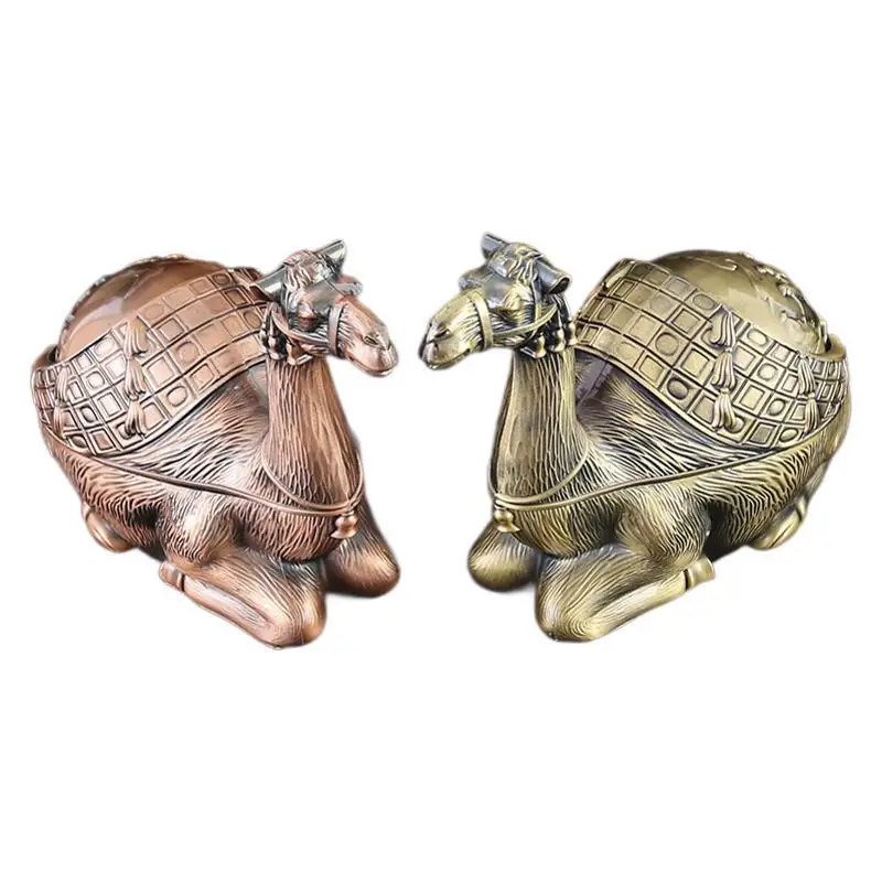 

Роскошная пепельница с покрытием — античный металлический дизайн, защита от разливов и ветра, для использования в помещении и на открытом воздухе