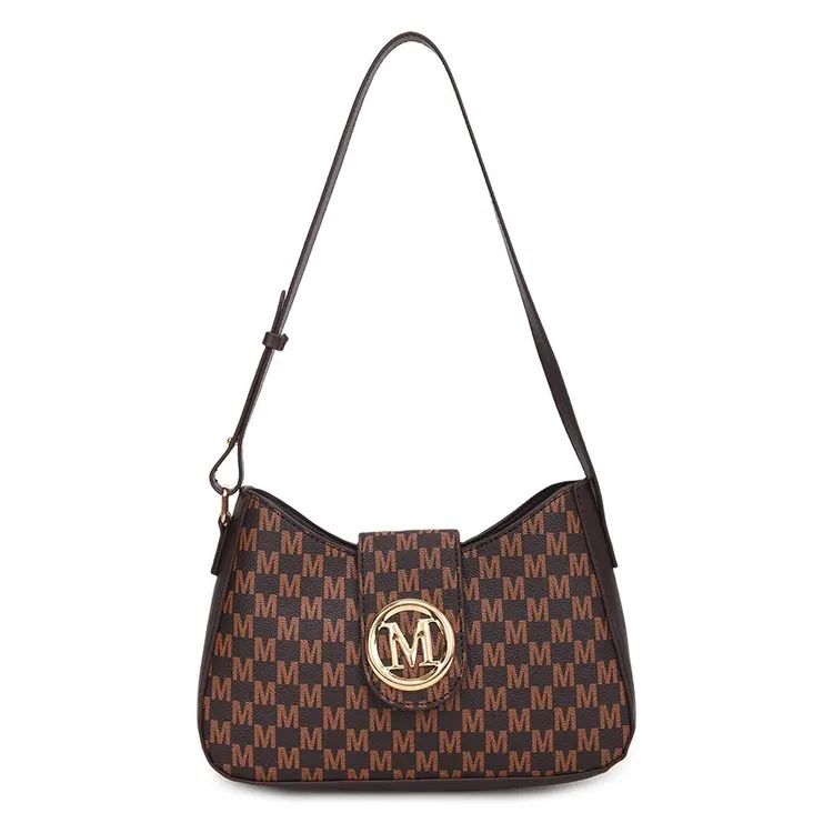 

Fashion Art Underarm Bag 2026 New Korean Simple Chain Letter Printed Texture Single Shoulder Small Square Bag Bag for Women