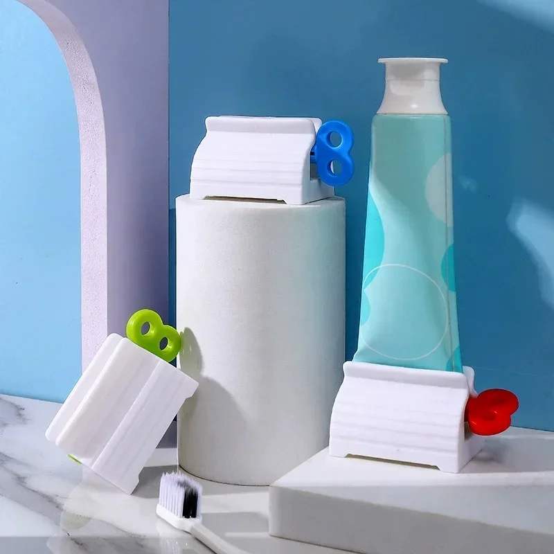 Rolling Tube Zahnpasta Squeezer Zahnpasta Sitzhalter Ständer für Badezimmerzubehör