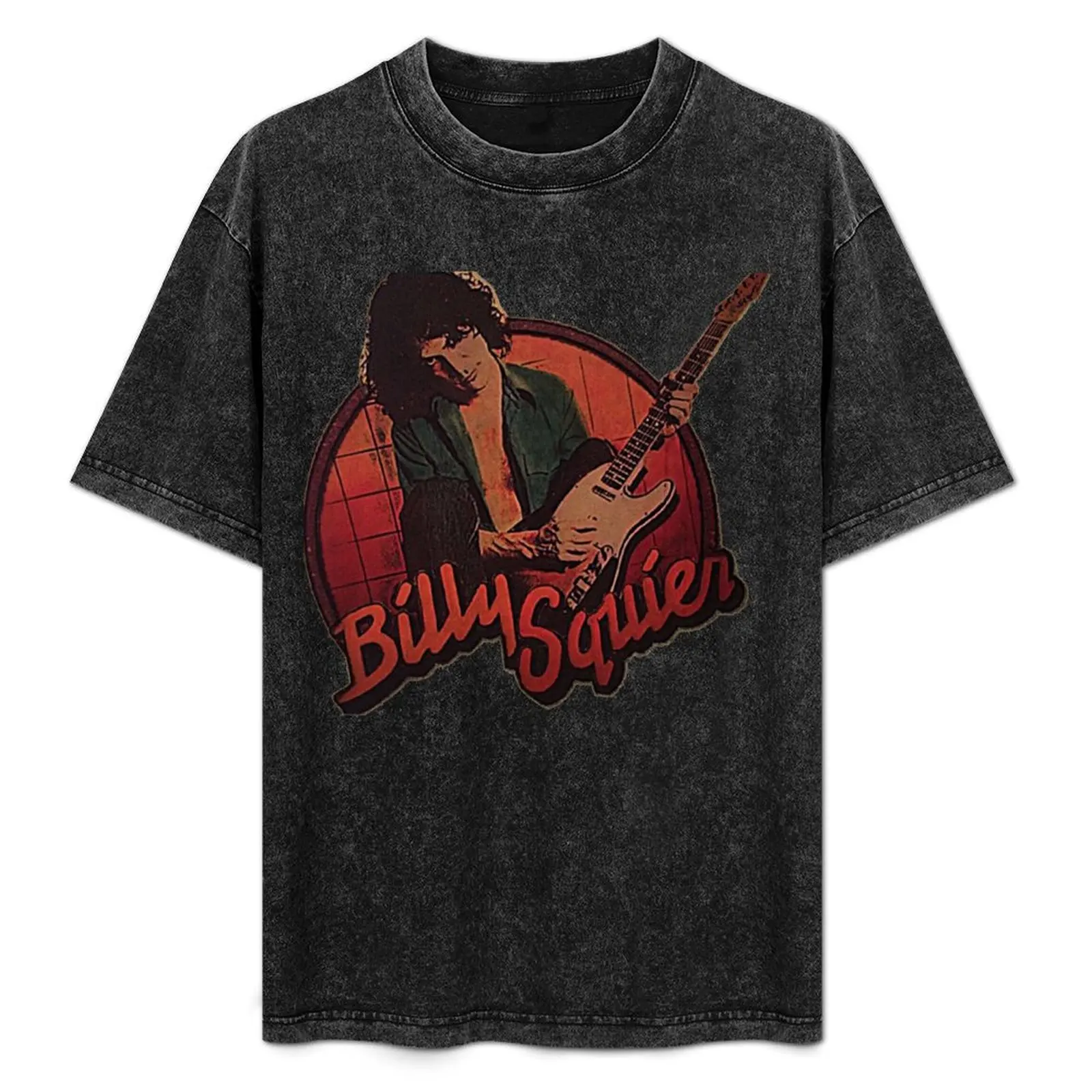 Camiseta Billy Squier de algodón suave con estampado