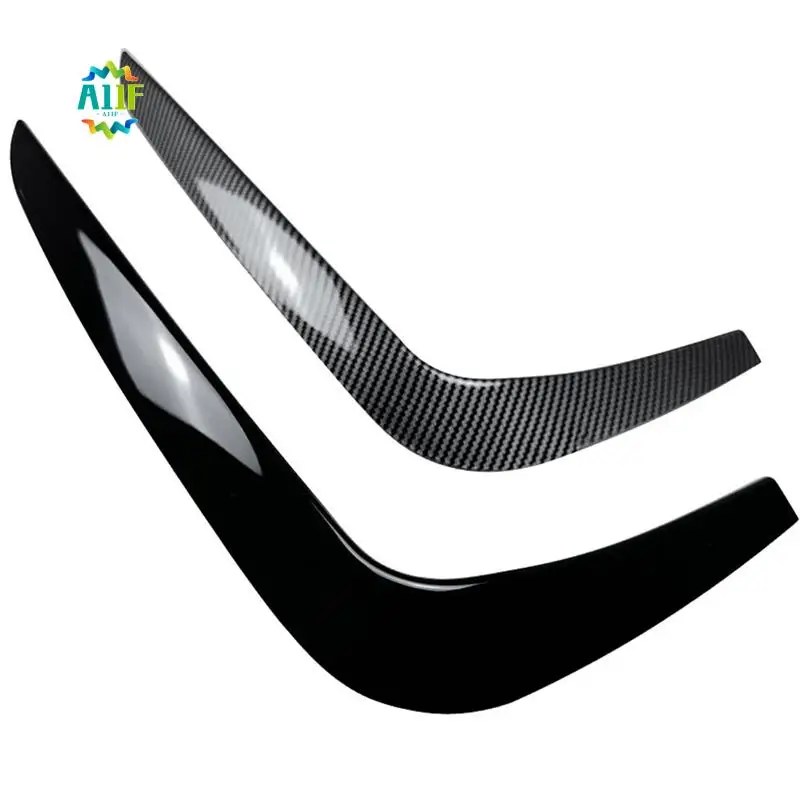 

A11F-Car Front Bumper Lip Splitter Spoiler Strips For BMW 2 Series F22 F23 M Sport 2015-2019 Air Knife Trims