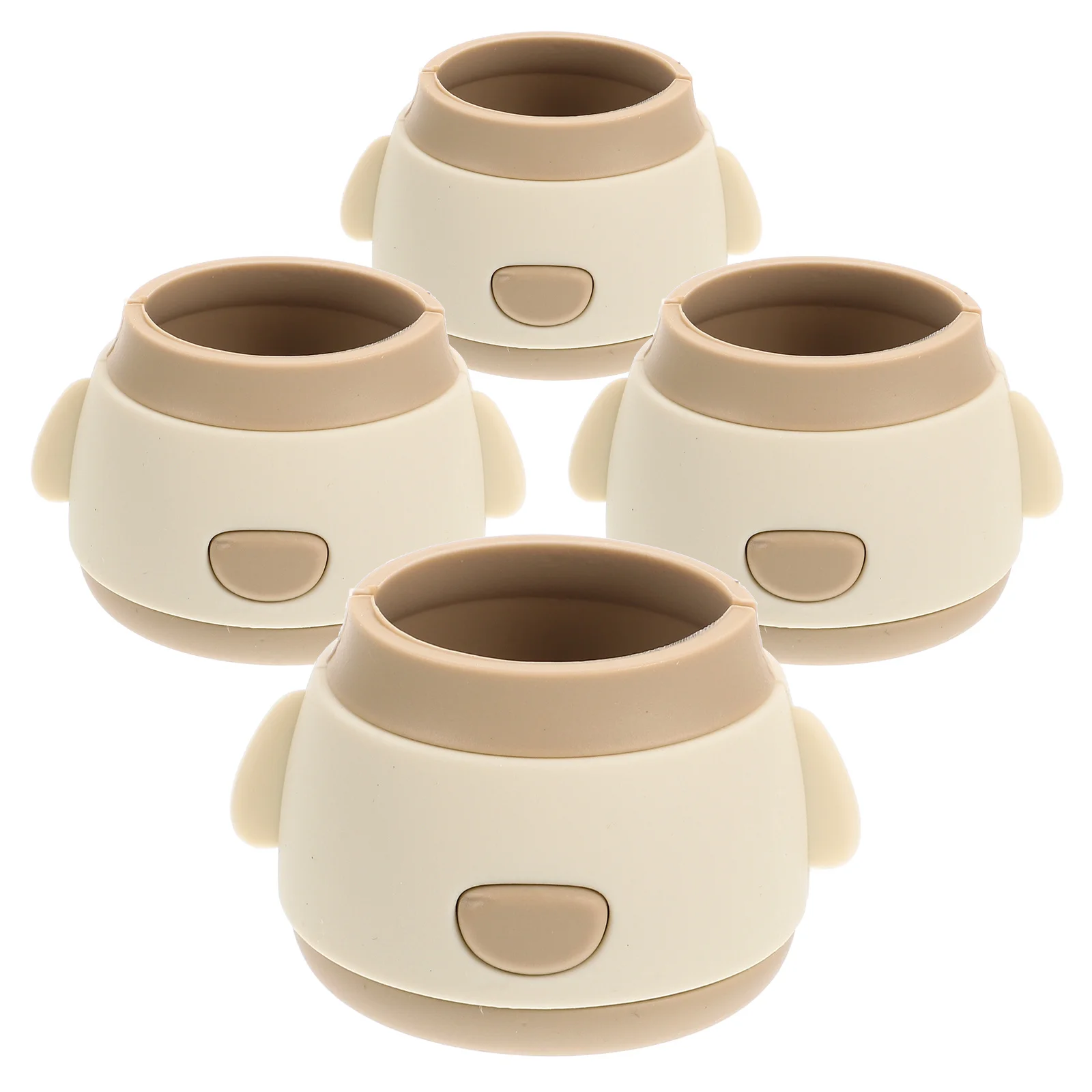 

4Pcs Silicone Table Feet Covers Scratch Resistant Anti Slip Furniture Leg Pads for Hardwood Floors Chair Leg Protectors Home